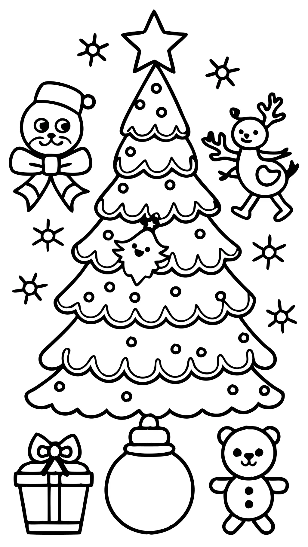 christmas card coloring pages